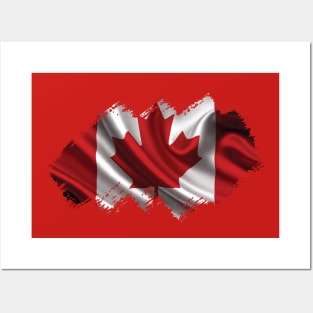 Canadian Flag Posters and Art